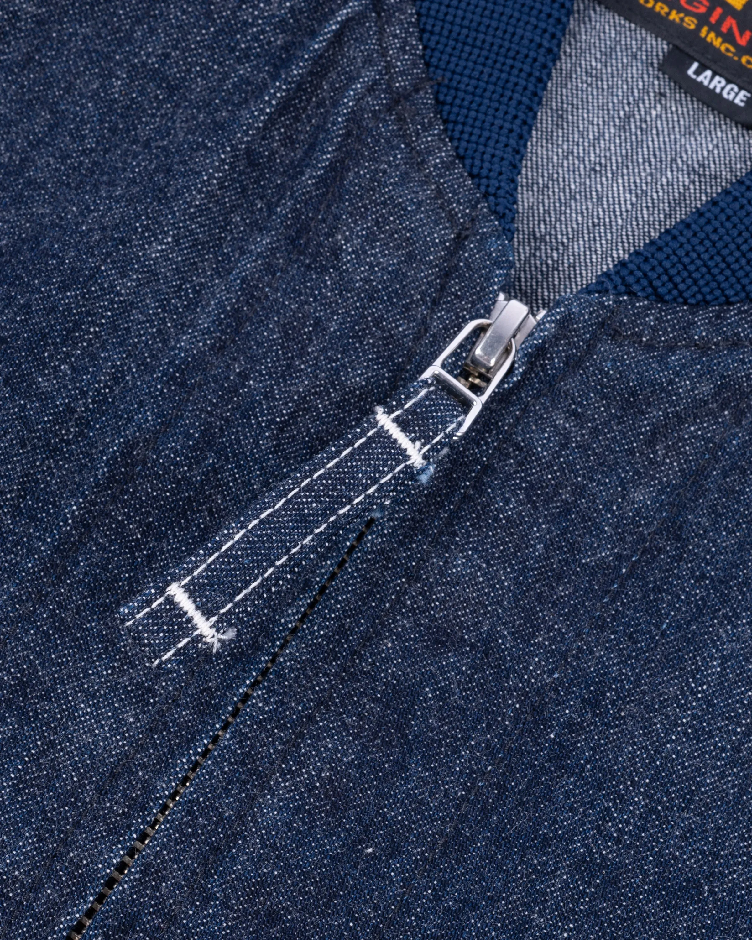 10oz Selvedge Denim Work Vest - Indigo