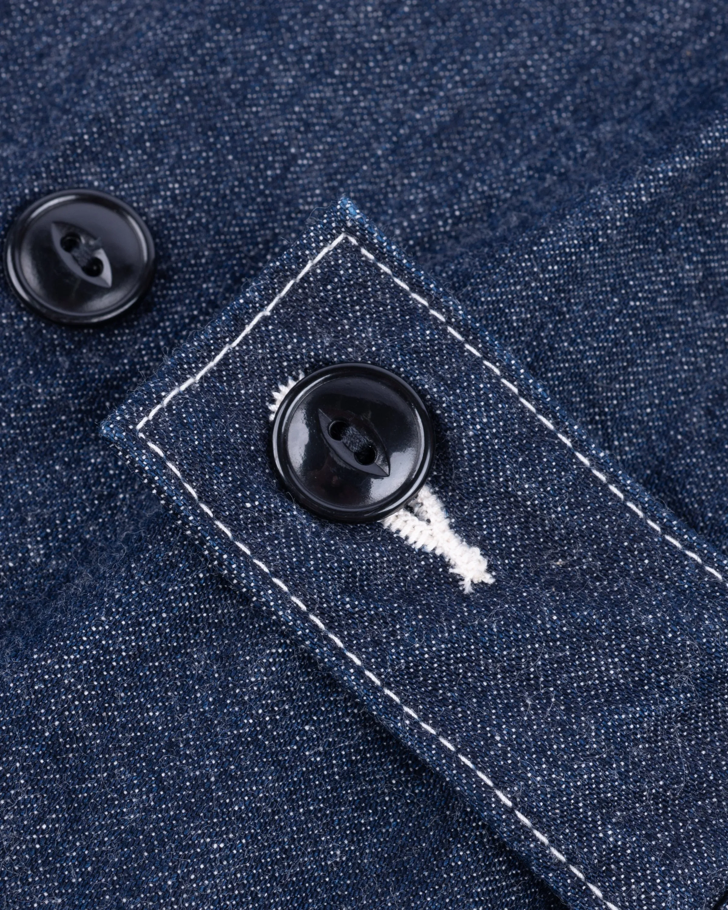 10oz Selvedge Denim Work Vest - Indigo