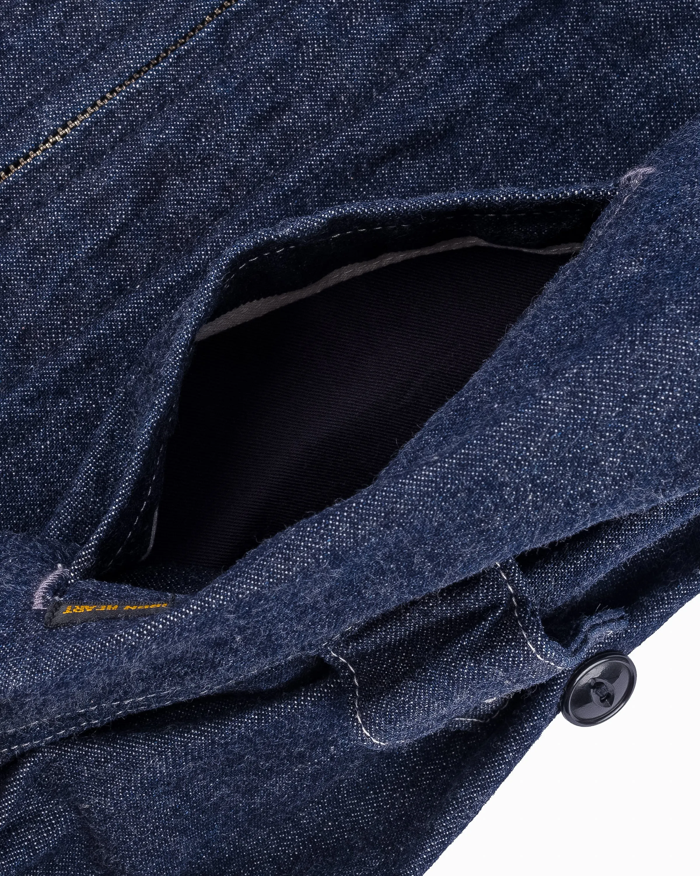 10oz Selvedge Denim Work Vest - Indigo