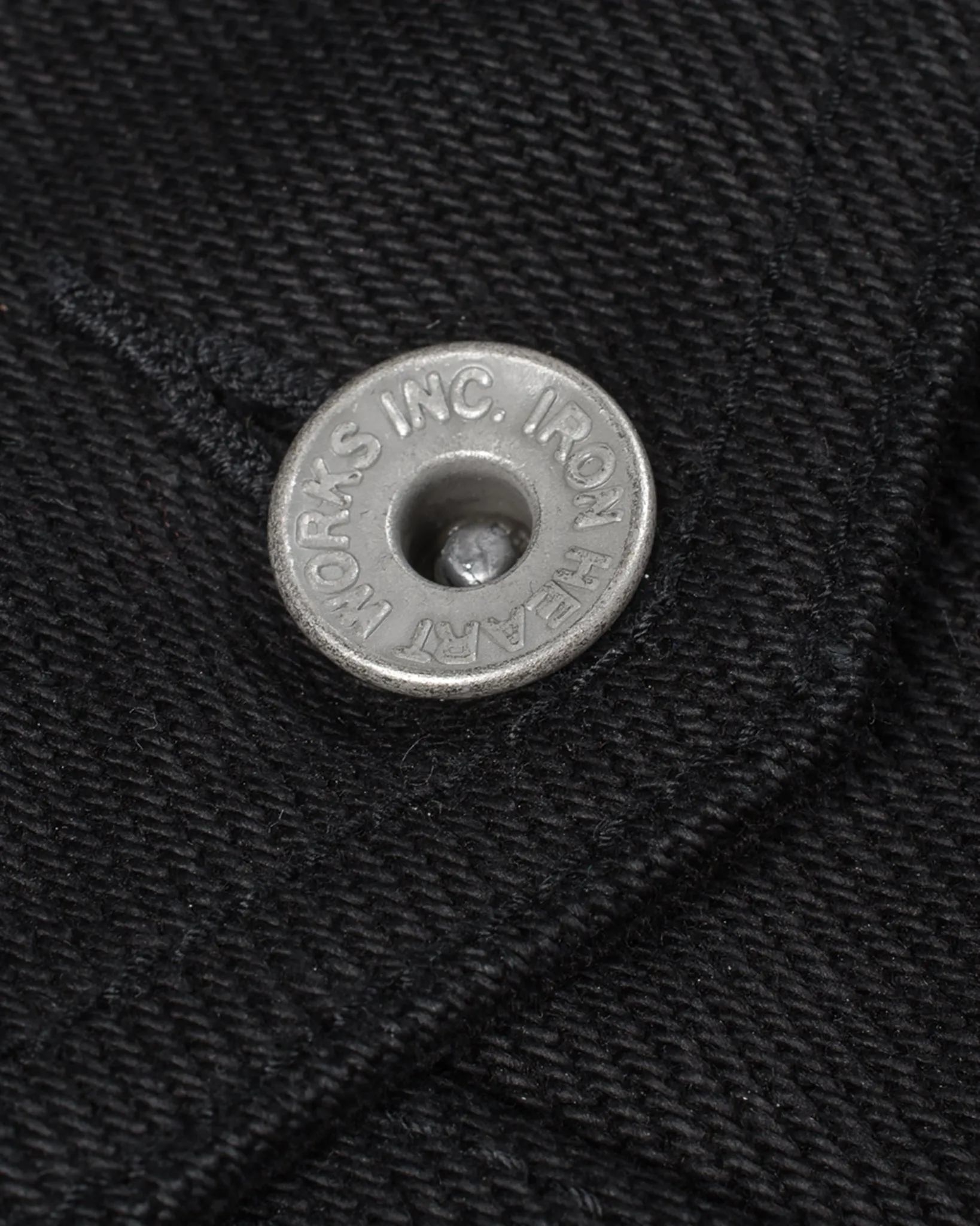 21oz Non-Fade Denim Type III Vest - Superblack