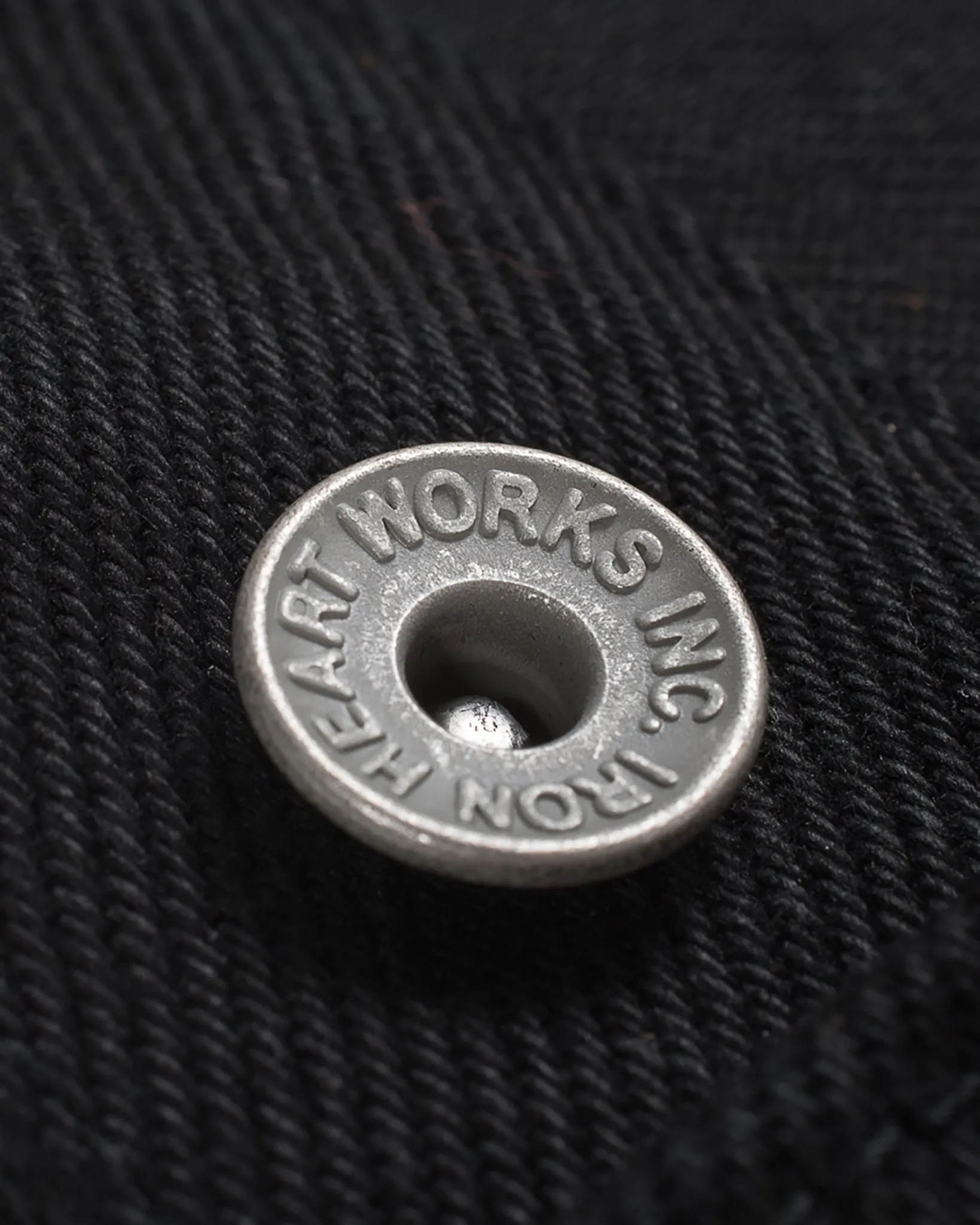 21oz Non-Fade Denim Type III Vest - Superblack