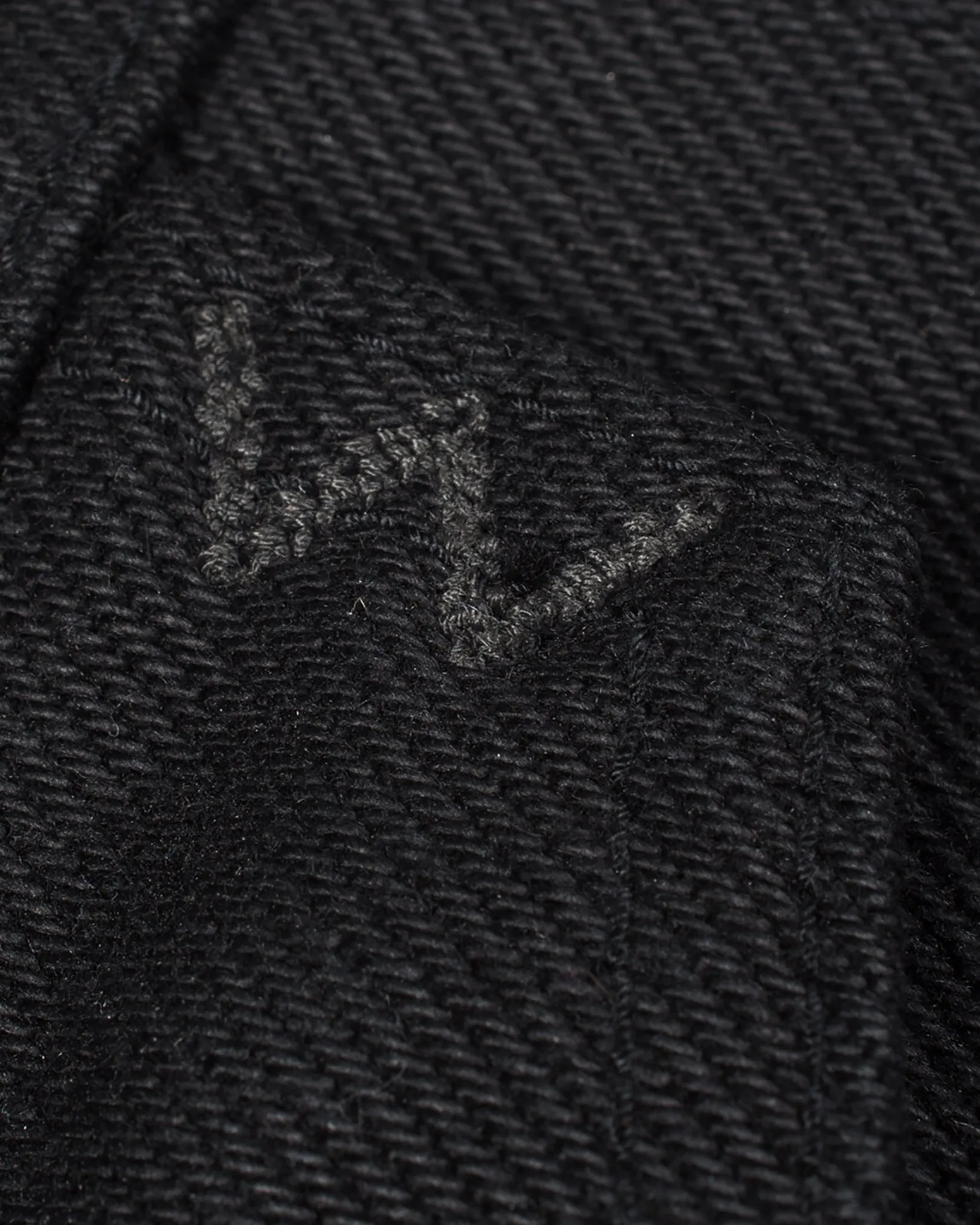 21oz Non-Fade Denim Type III Vest - Superblack