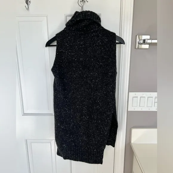 Adam Lippes Merino Cashmere Blend Sleeveless Cowl Neck