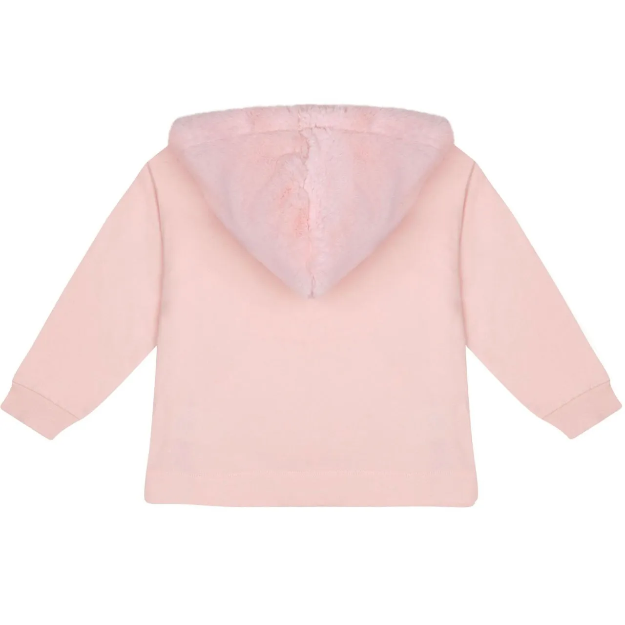 ADee SOPHIA Pink Faux Fur Hooded Tracksuit W243515