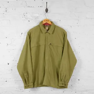 Adidas 90s Cord Fleece Over Shirt Jacket - Beige - L