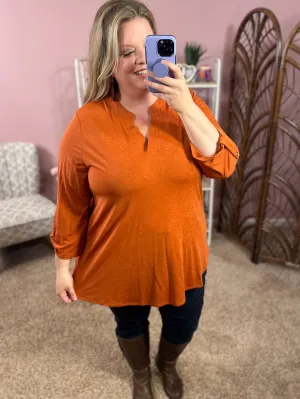 Always a Sure Thing Top - Pumpkin