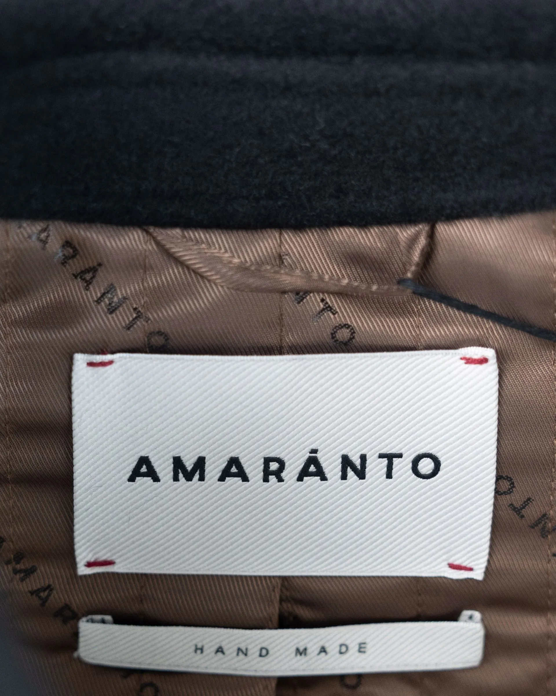 Amaranto Cappotto i Cashmere Grigio