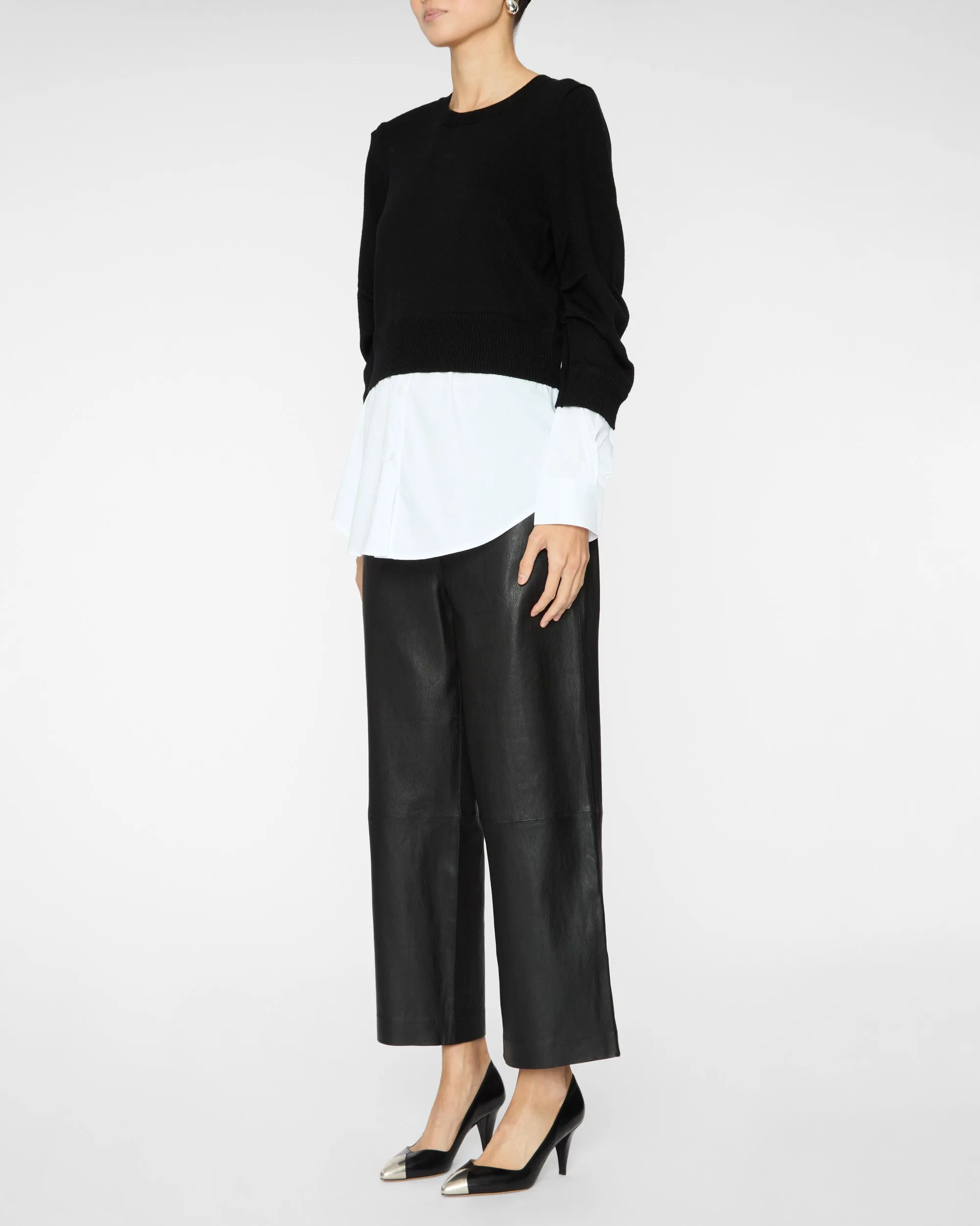 Amirah Mixed Media Sweater