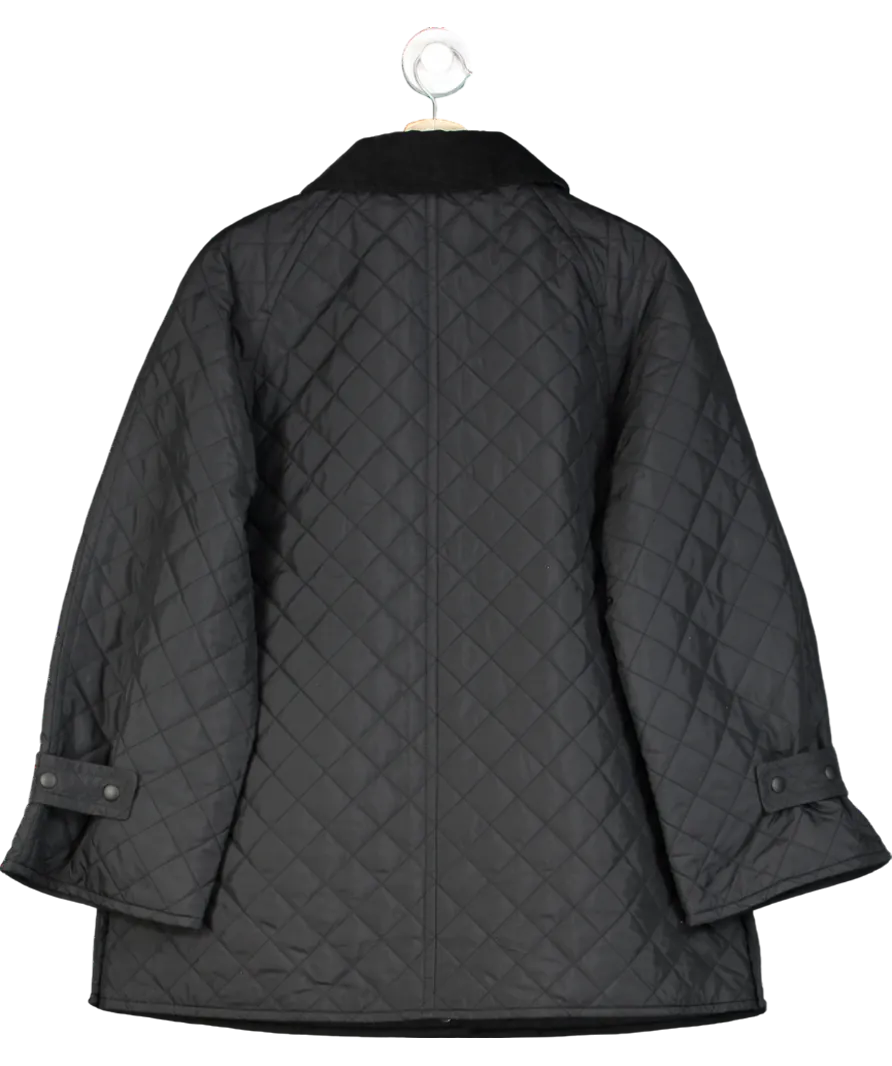 Arket Black Quilted Barn Jacket UK 8