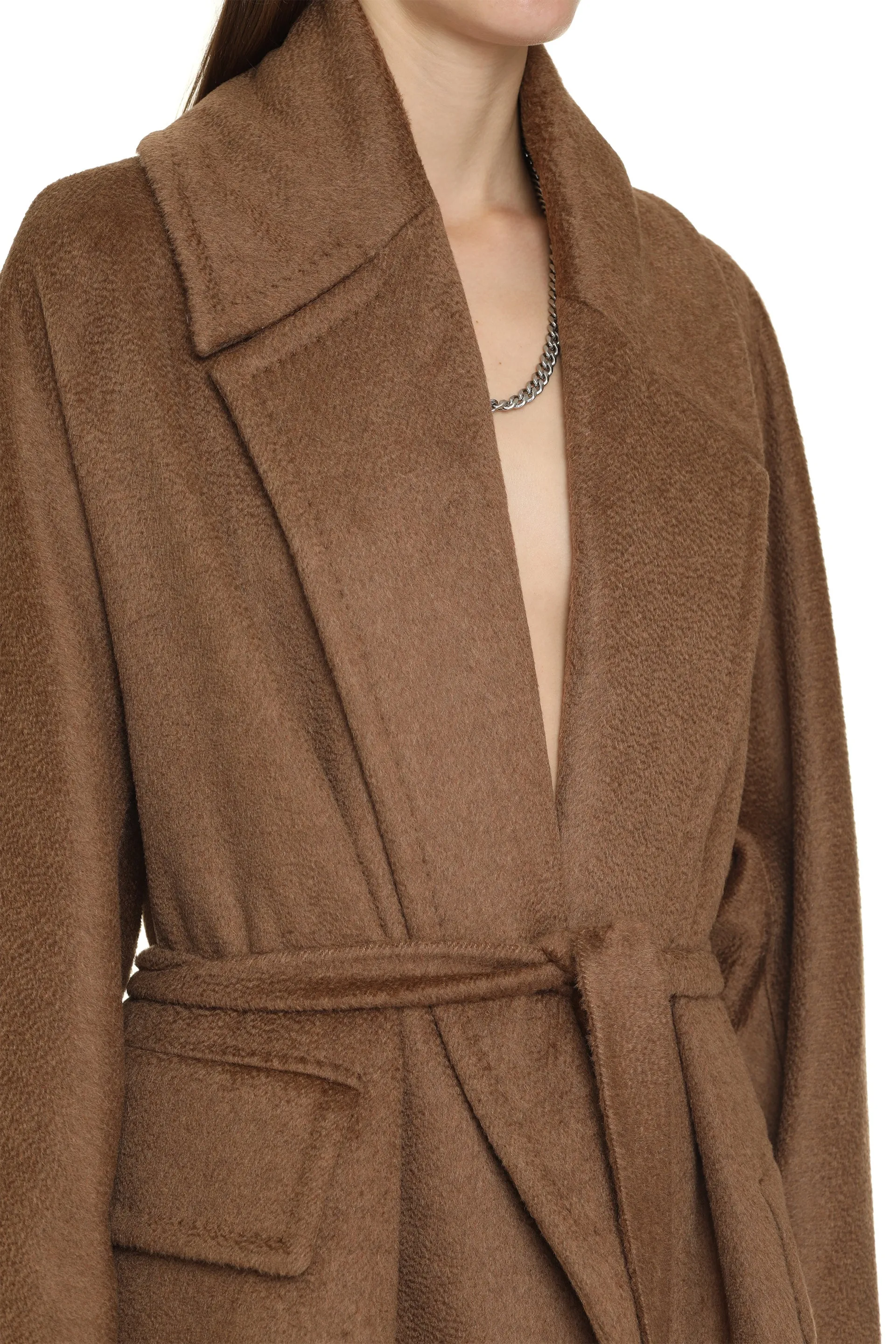 Attuale oversize belted coat