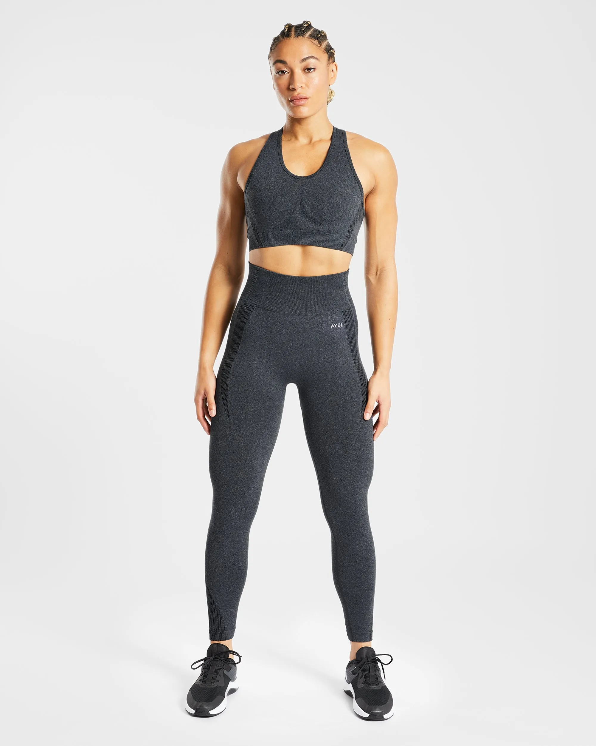 Balance V2 Seamless Leggings - Speckle Black