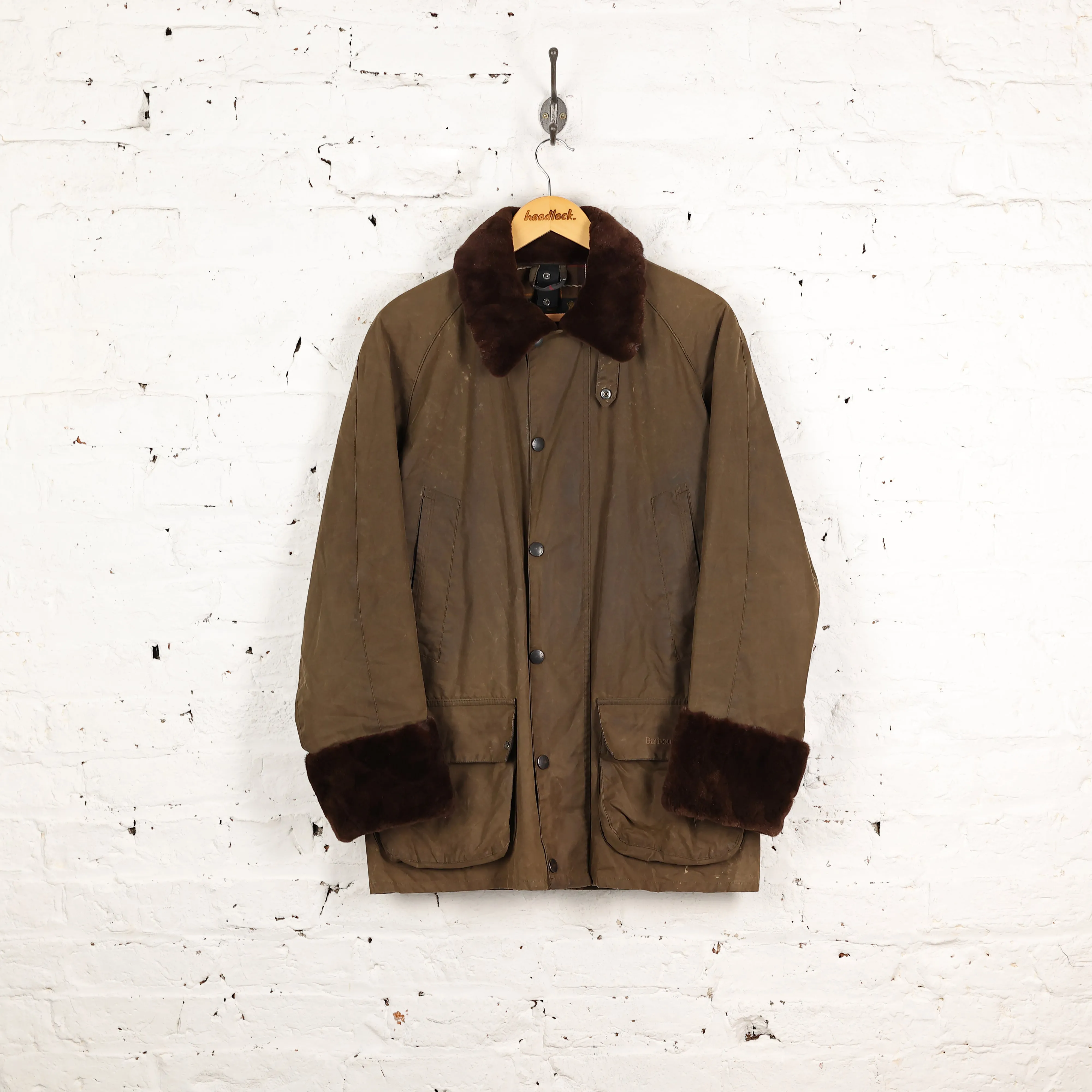 Barbour Bristol Wax Jacket - Brown - S