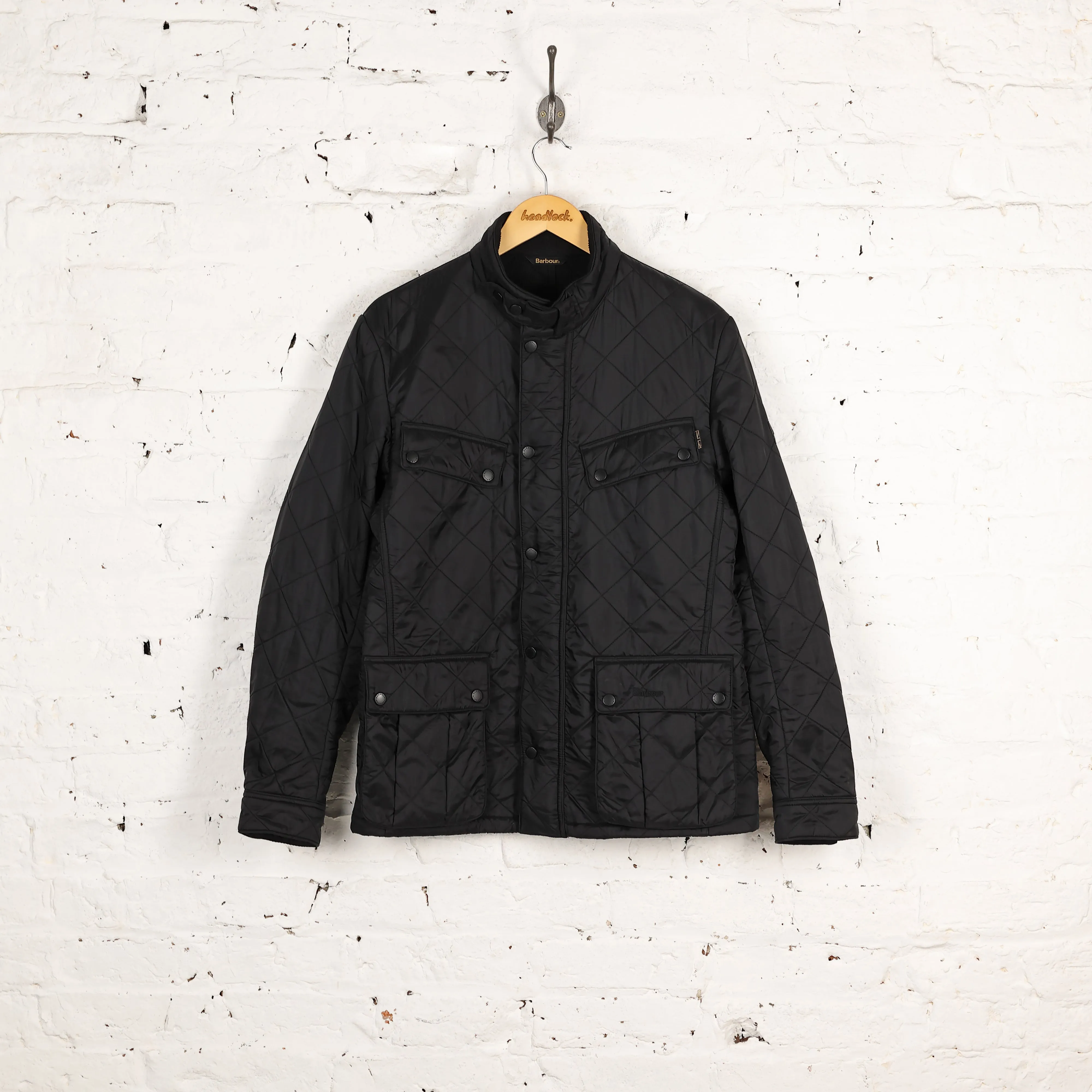Barbour International Ariel Polar Quilt Jacket - Black - M