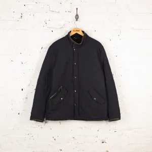 Barbour Powel Quilt Quilted Jacket - Blue - XL
