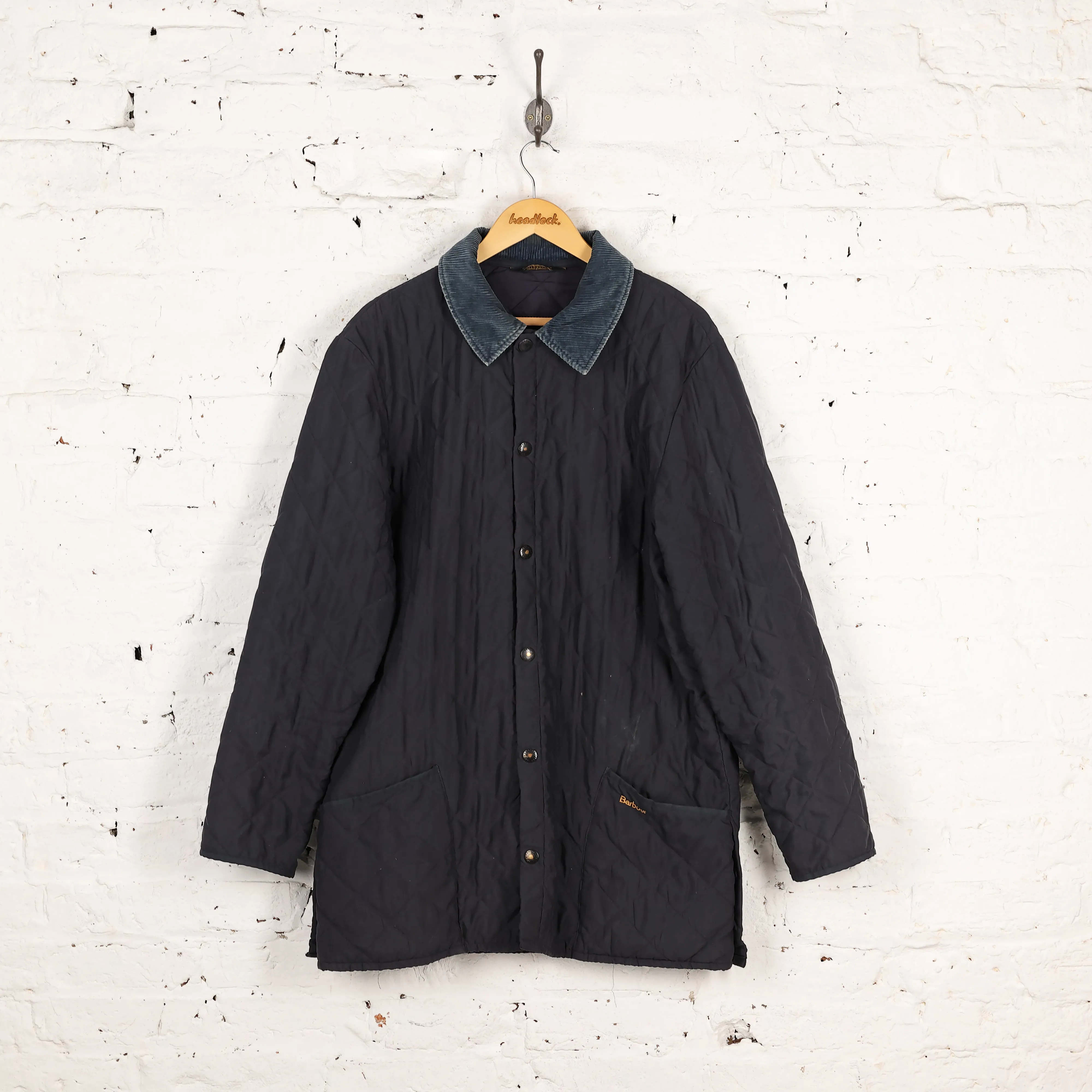 Barbour Quilted Liddesdale Jacket - Blue - XL