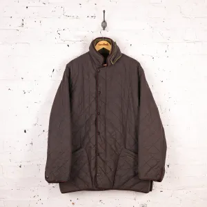 Barbour Ridge Polar Quilt Jacket - Brown - XL