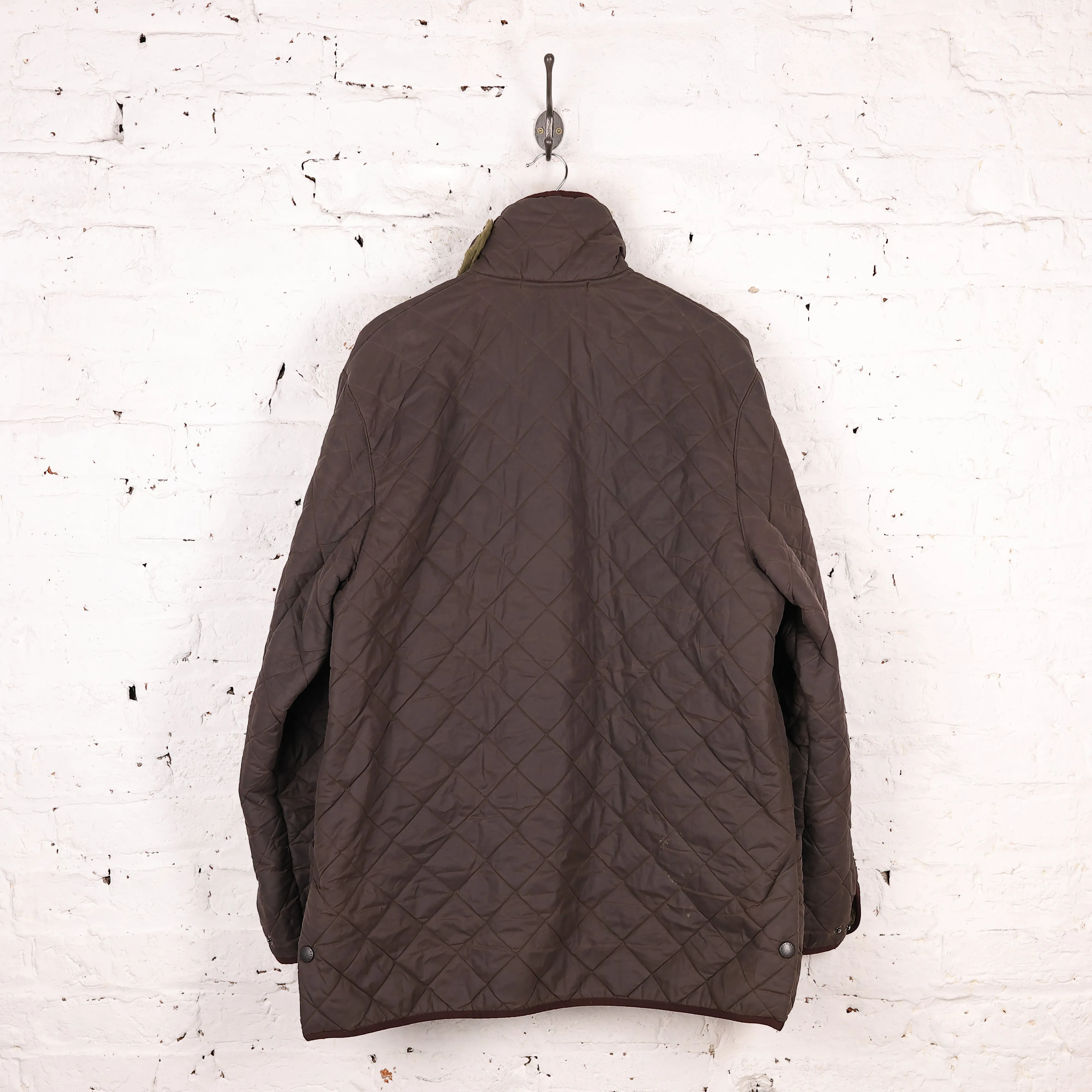 Barbour Ridge Polar Quilt Jacket - Brown - XL