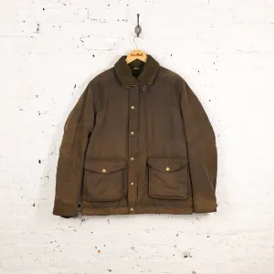 Barbour Wax Catrick Jacket Coat - Brown - L