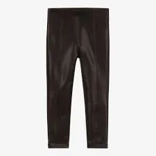 Black Faux Leather Leggings 7.722