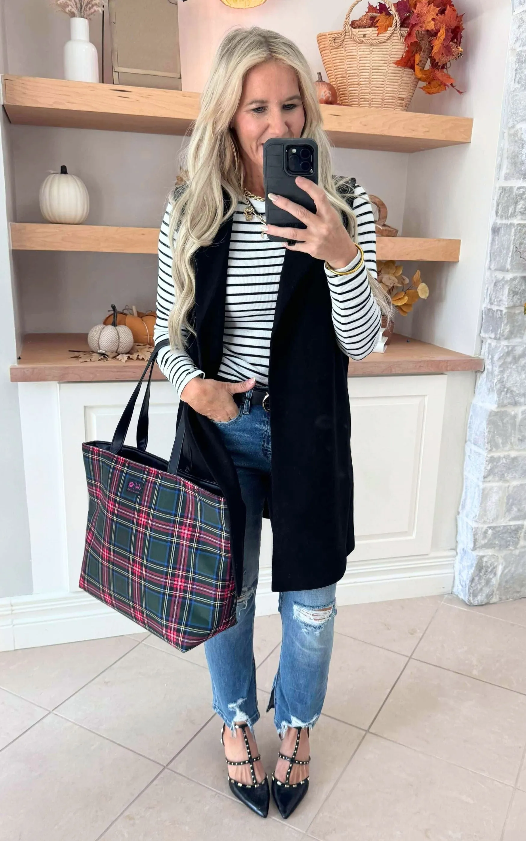 Black Long Sweater Vest - Final Sale