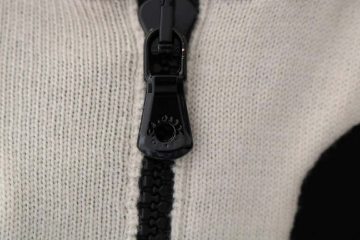 Black Wool Crewneck Sweater