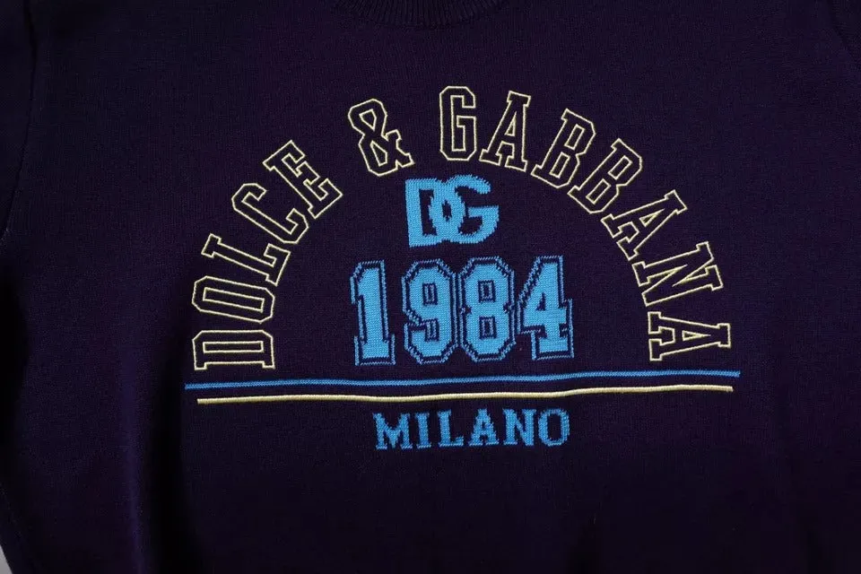 Blue 1984 Milano CrewNeck Sweatshirt Sweater