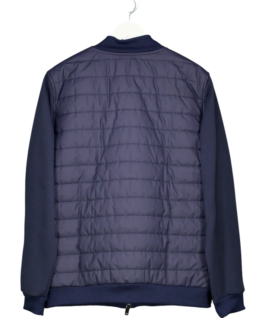 Blue Quilted And Jersey Jacket UK XL