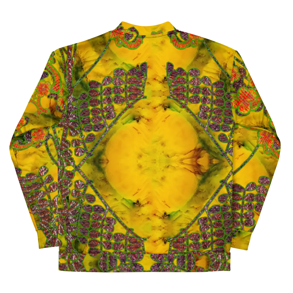 Bomber Jacket (Unisex)(WindSong Flower) RJSTH@Fabric#1 RJSTHW2022 RJS
