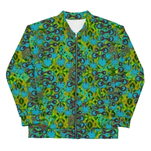 Bomber Jacket (Unisex)(WindSong Flower) RJSTH@Fabric#10 RJSTHW2022 RJS