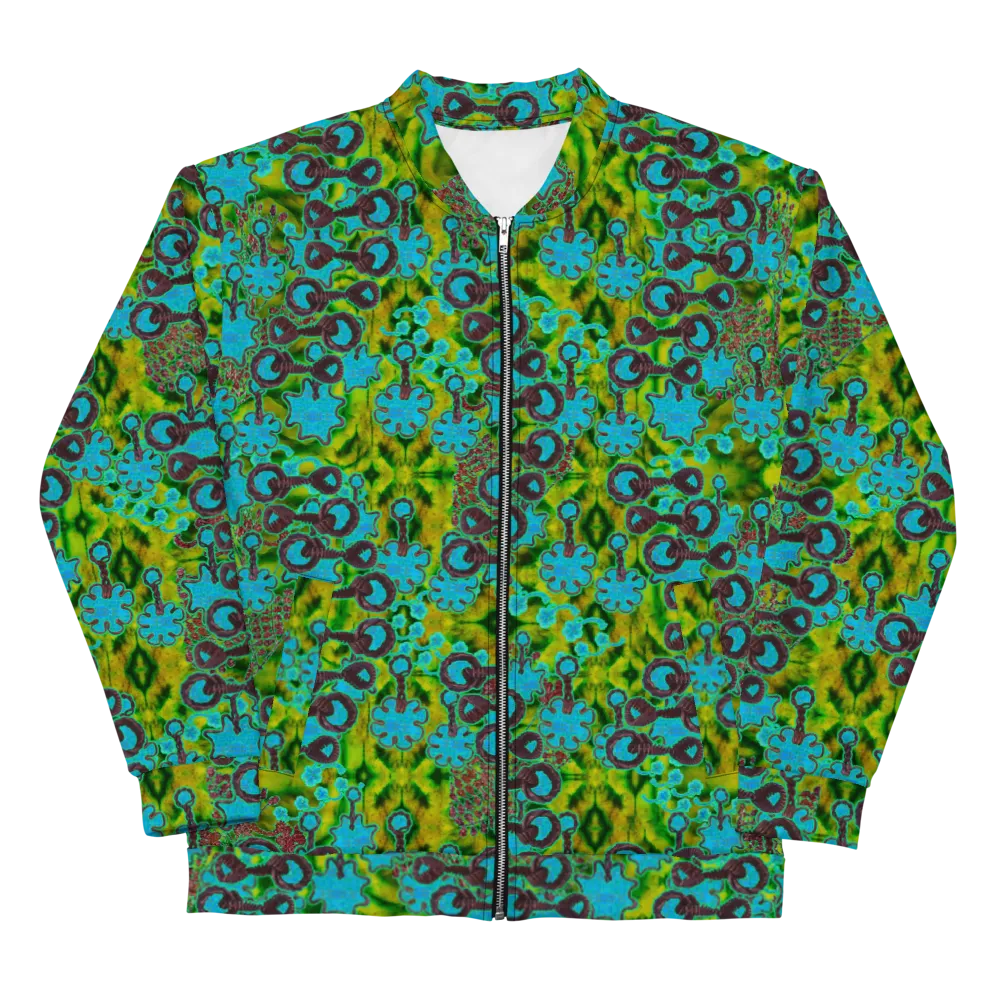 Bomber Jacket (Unisex)(WindSong Flower) RJSTH@Fabric#10 RJSTHW2022 RJS