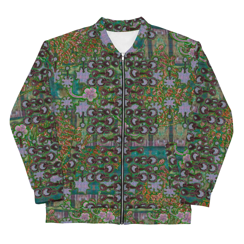 Bomber Jacket (Unisex)(WindSong Flower) RJSTH@Fabric#4 RJSTHW2022 RJS