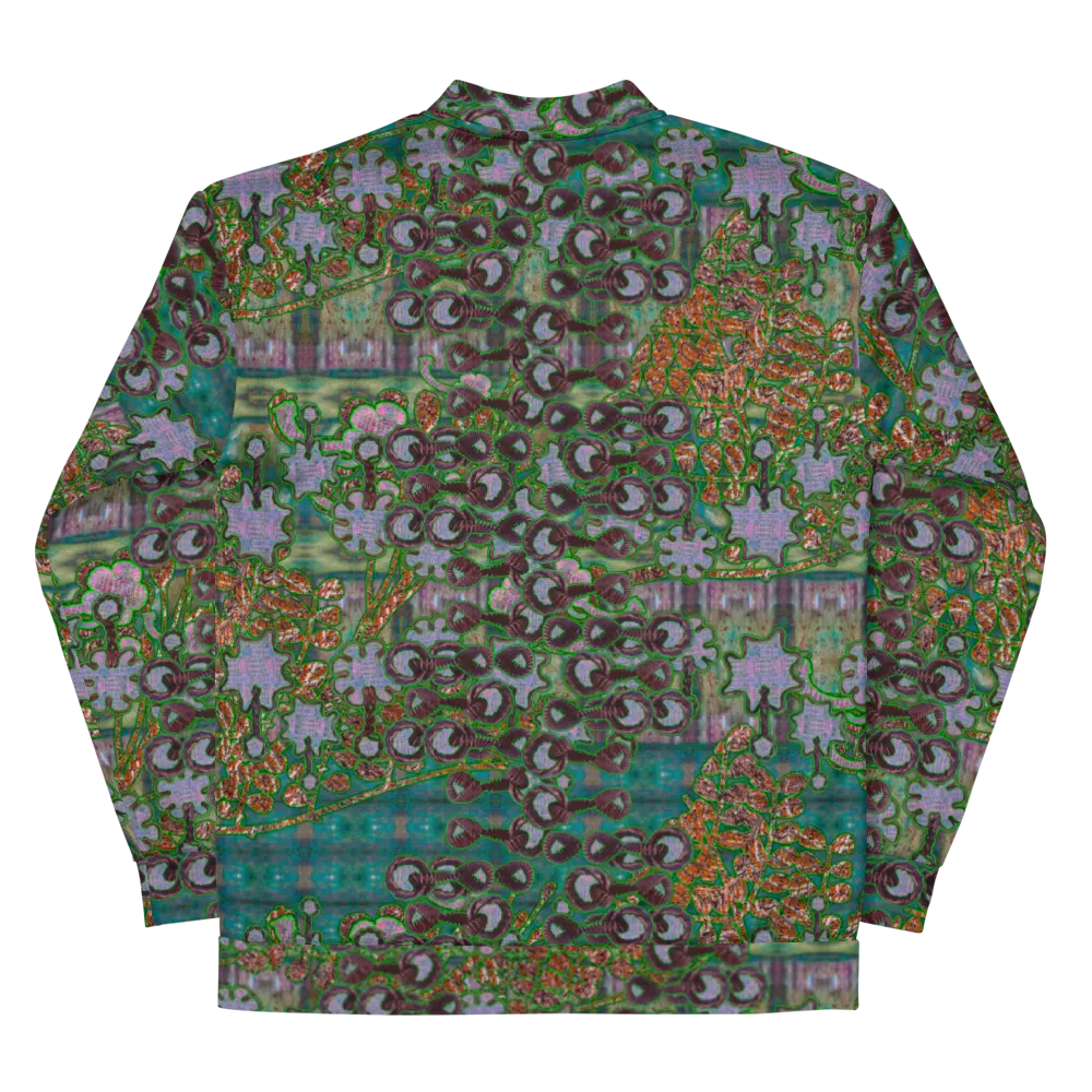 Bomber Jacket (Unisex)(WindSong Flower) RJSTH@Fabric#4 RJSTHW2022 RJS
