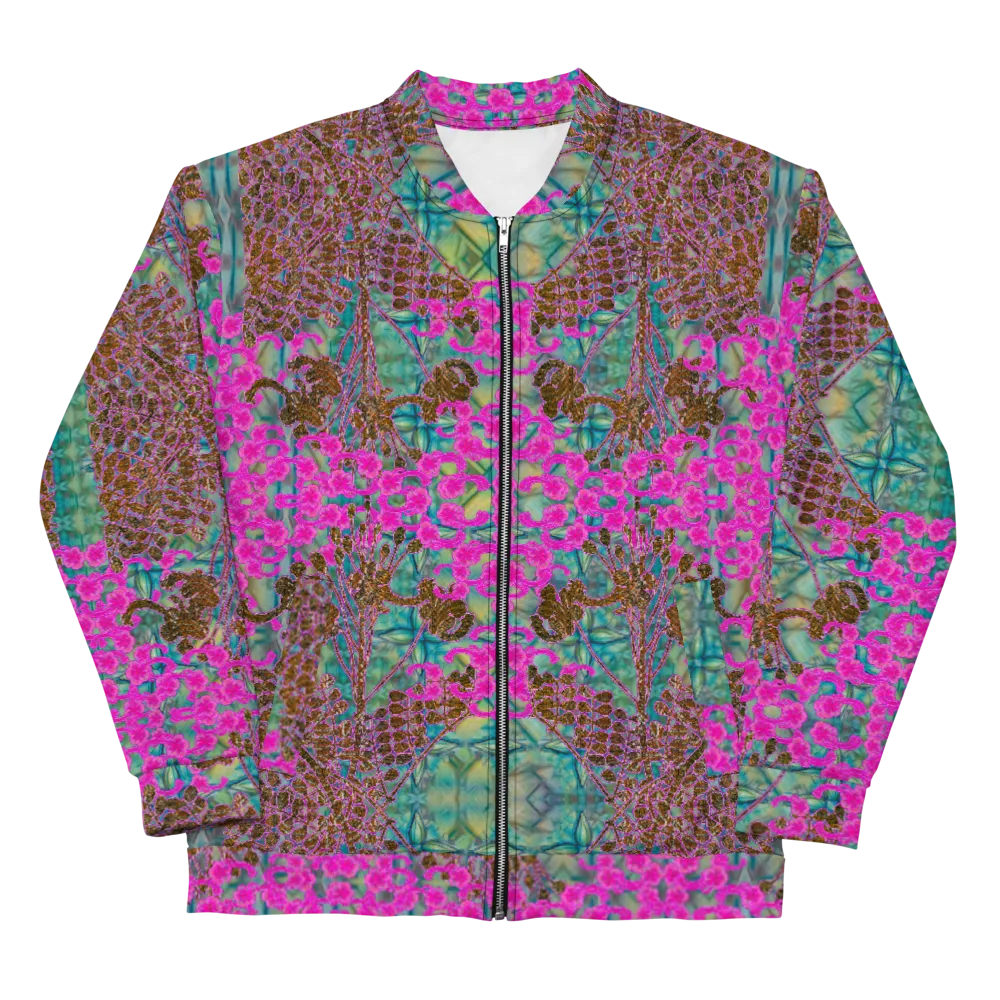 Bomber Jacket (Unisex)(WindSong Flower) RJSTH@Fabric#9 RJSTHW2022 RJS