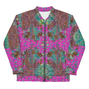 Bomber Jacket (Unisex)(WindSong Flower) RJSTH@Fabric#9 RJSTHW2022 RJS