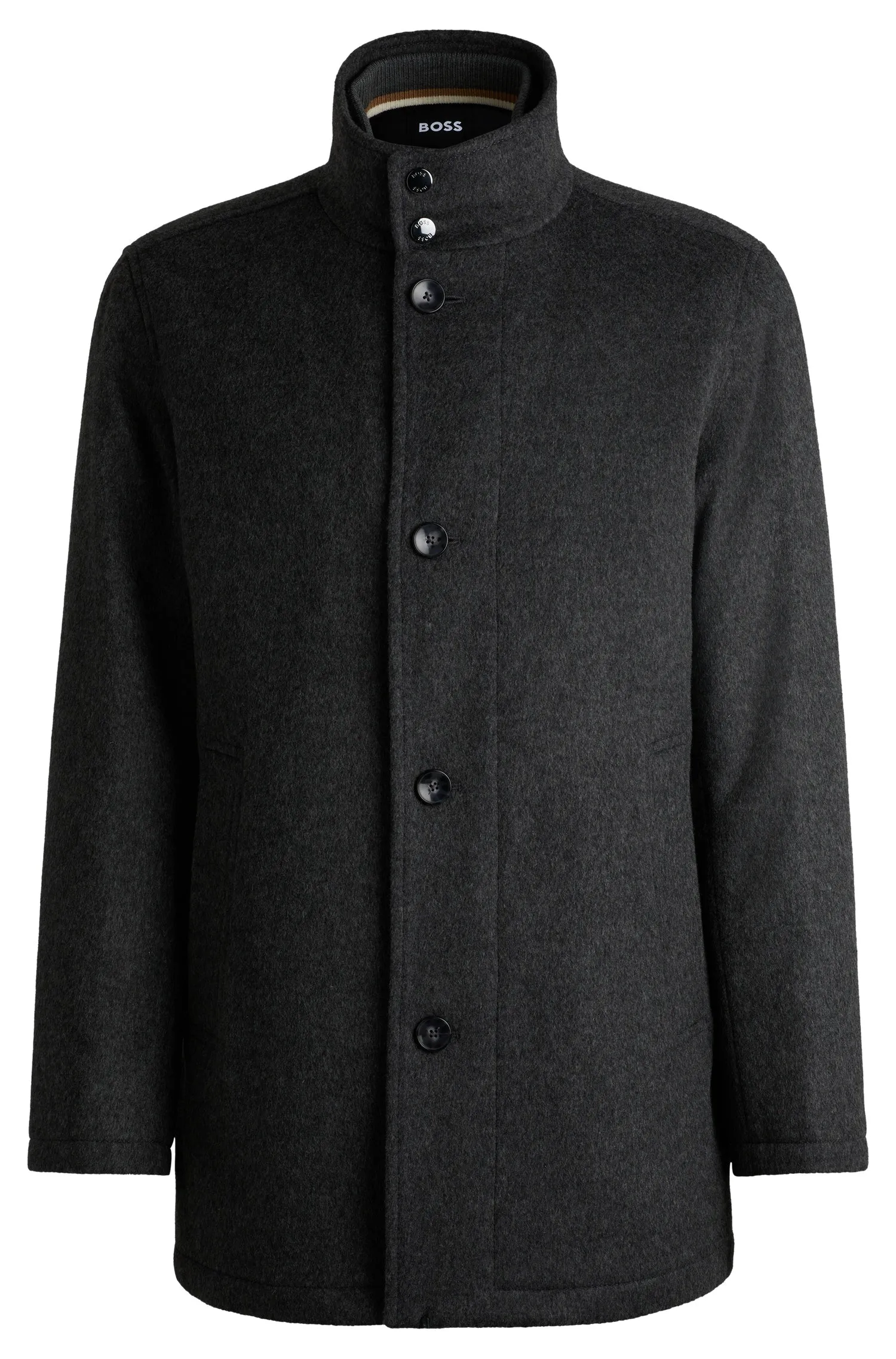 BOSS Coats Relaxed Fit in Wool Mix - H-COXTAN-234 10252595 02-50525750