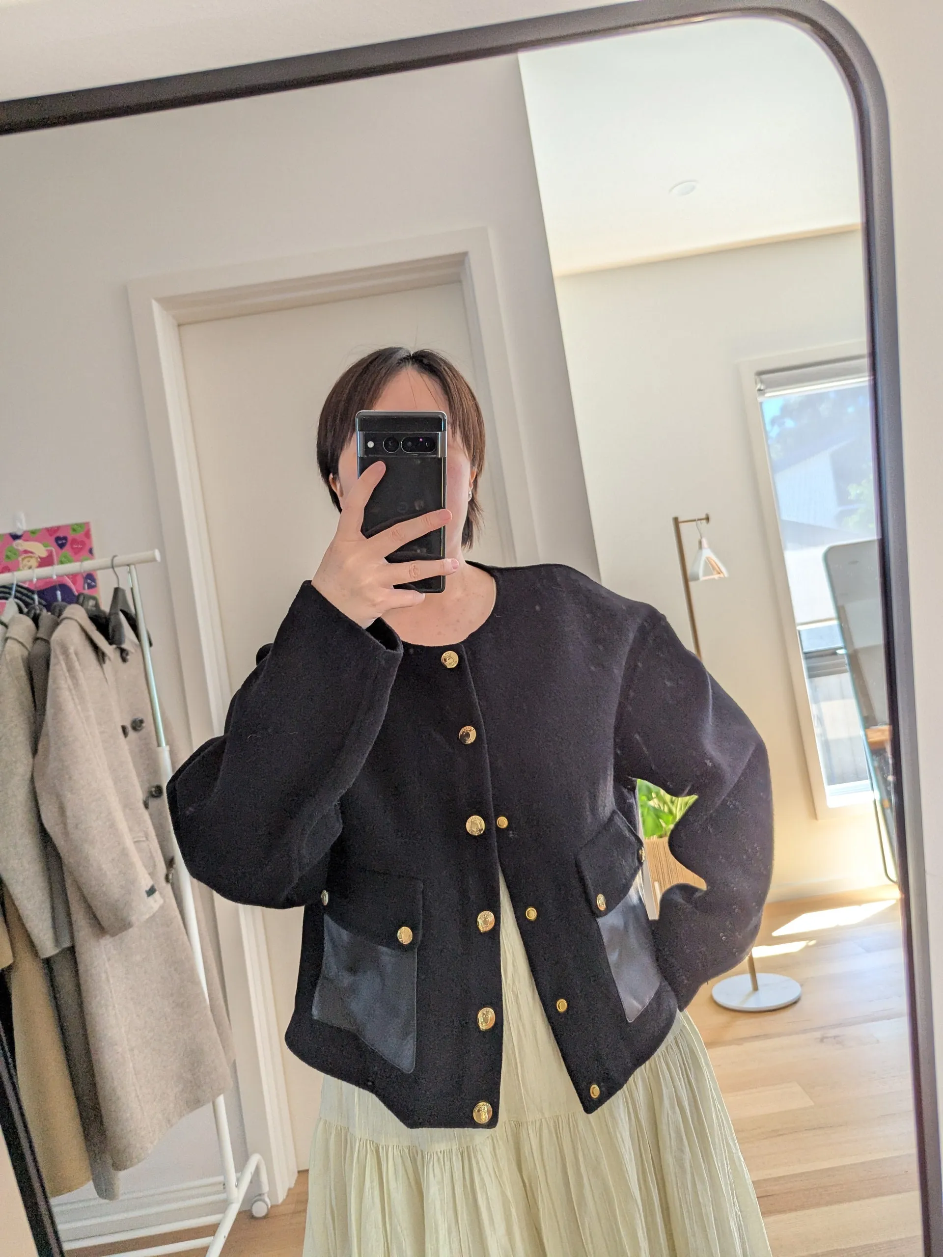 Brand New Cashmere Rabbit Hair Wool Coat 932 Size M 10-14 FREE SHIPPING