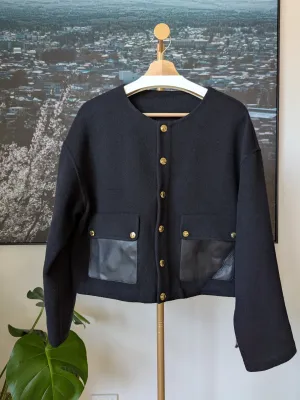 Brand New Cashmere Rabbit Hair Wool Coat 932 Size M 10-14 FREE SHIPPING