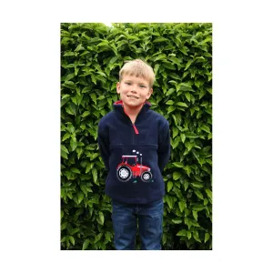 British Country Collection Big Red Tractor Childrens Fleece Jacket