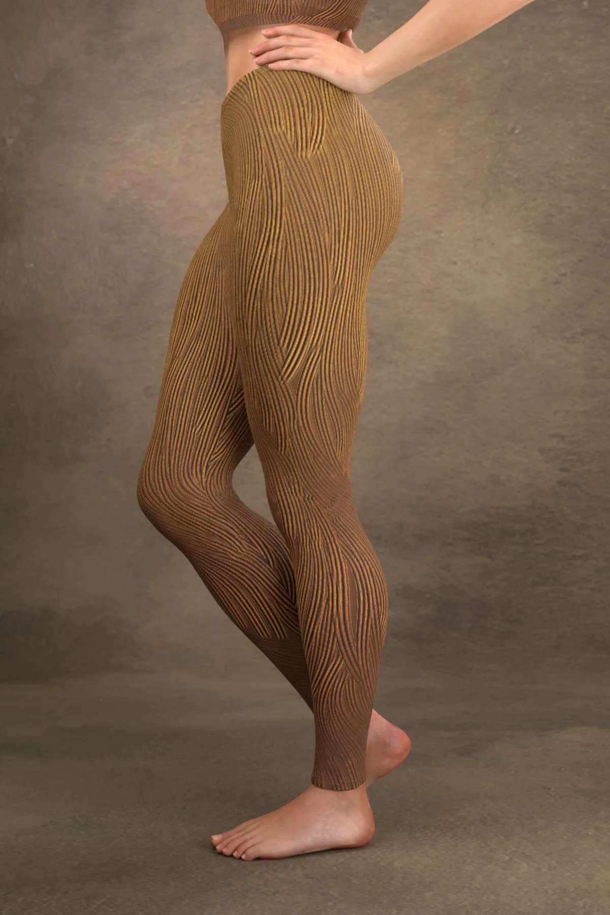 Brushed Bronze Leggings