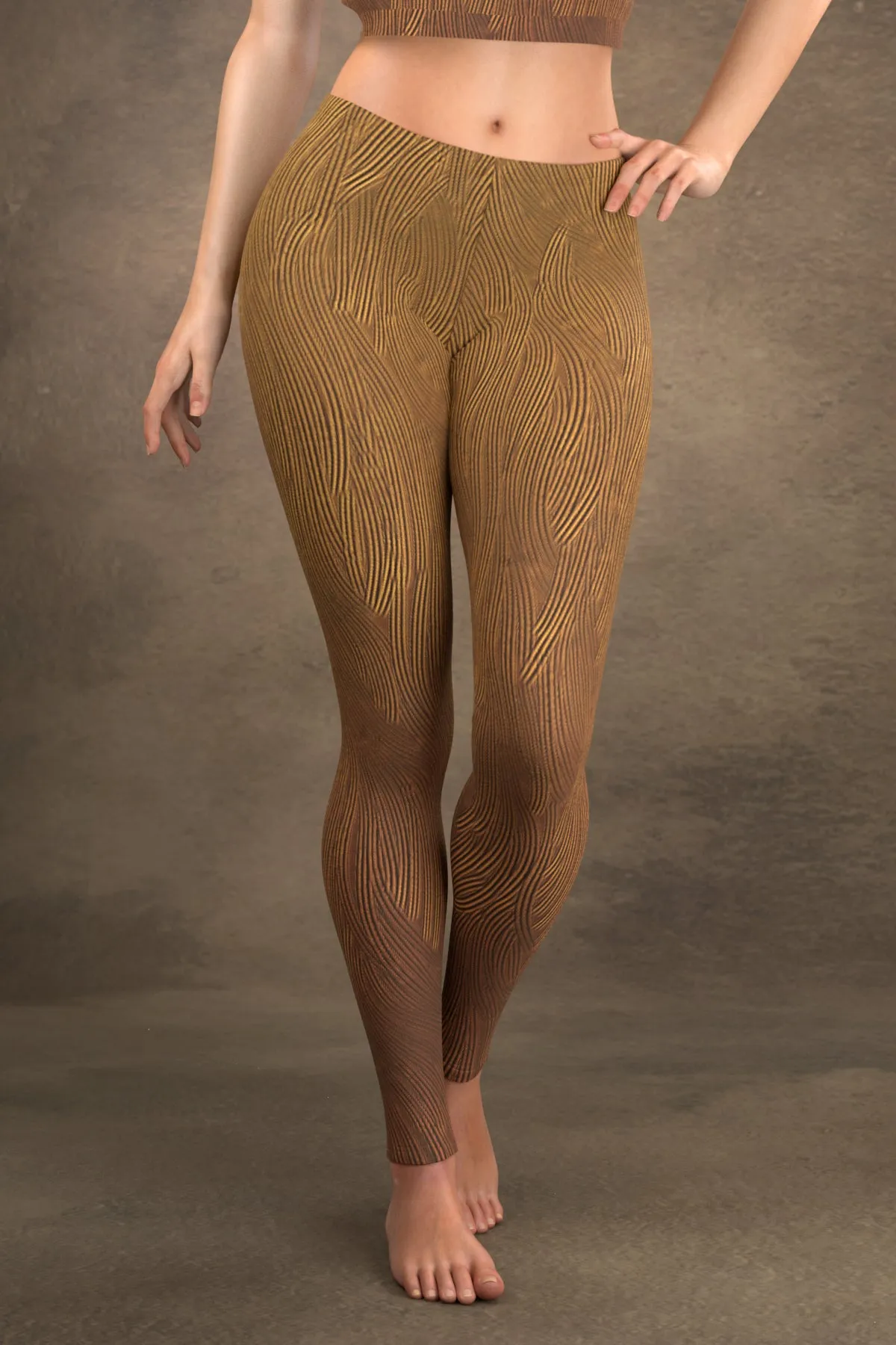 Brushed Bronze Leggings