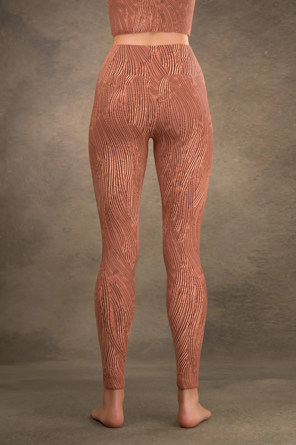Brushed Copper Yoga Leggings