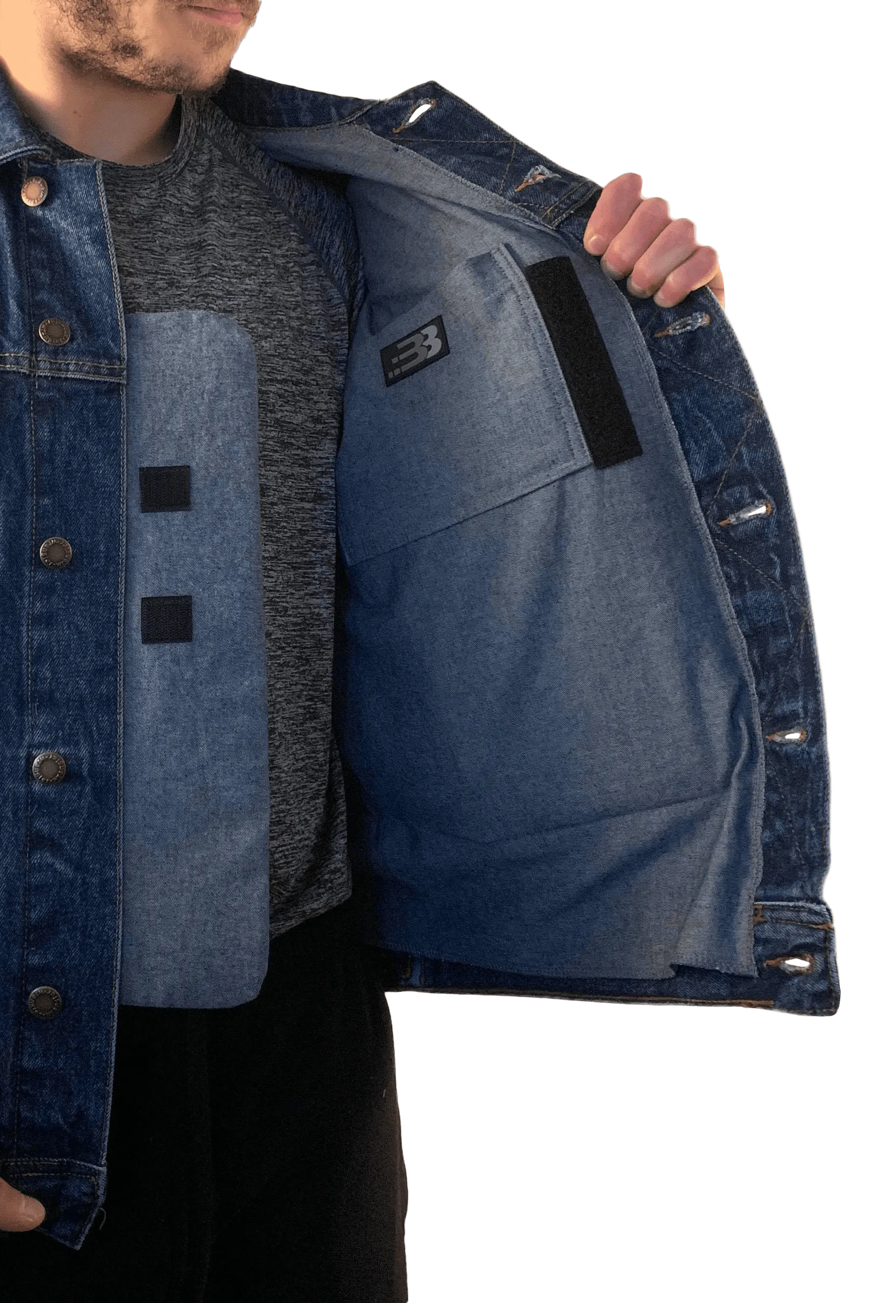 BulletBlocker NIJ IIIA Bulletproof Classic Denim Jacket