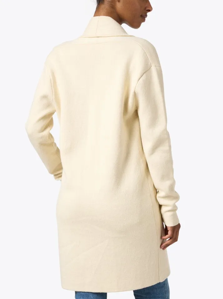 Burgess Travel Coat; Chalk/Mocha