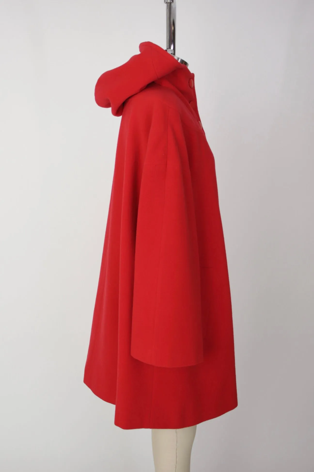 Byblos Wool Hooded Swing Coat
