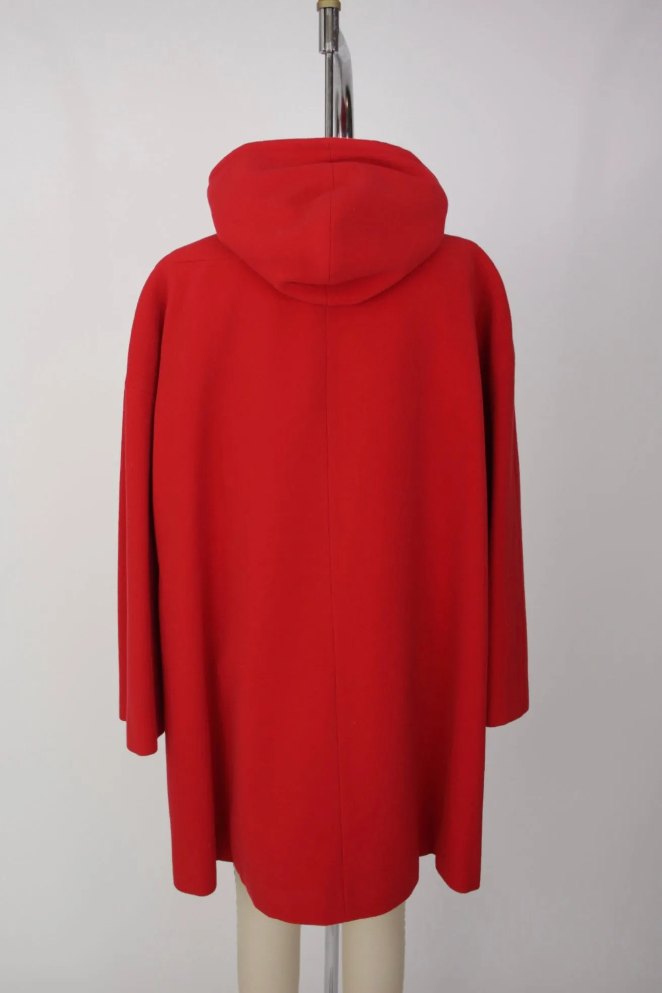 Byblos Wool Hooded Swing Coat