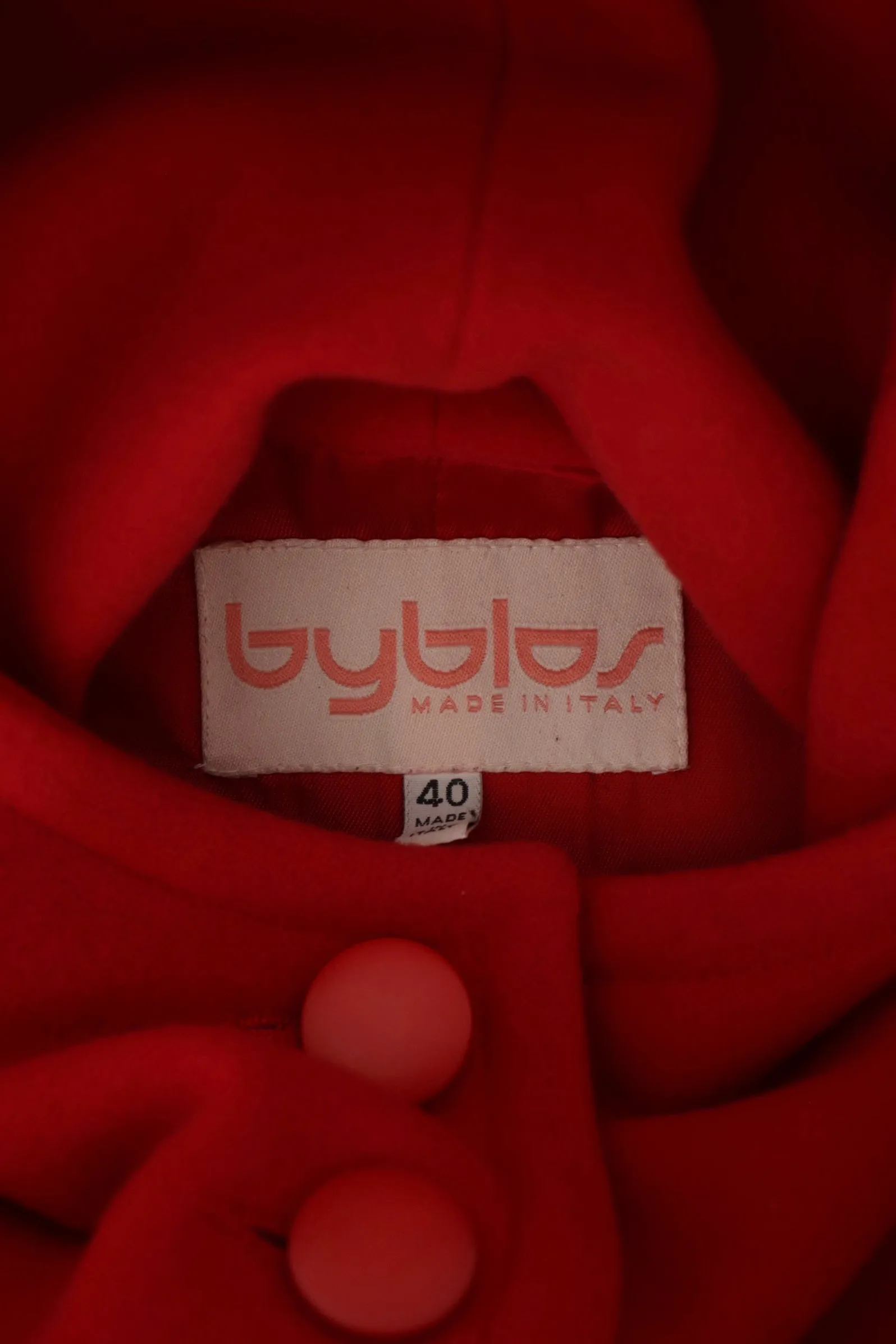 Byblos Wool Hooded Swing Coat