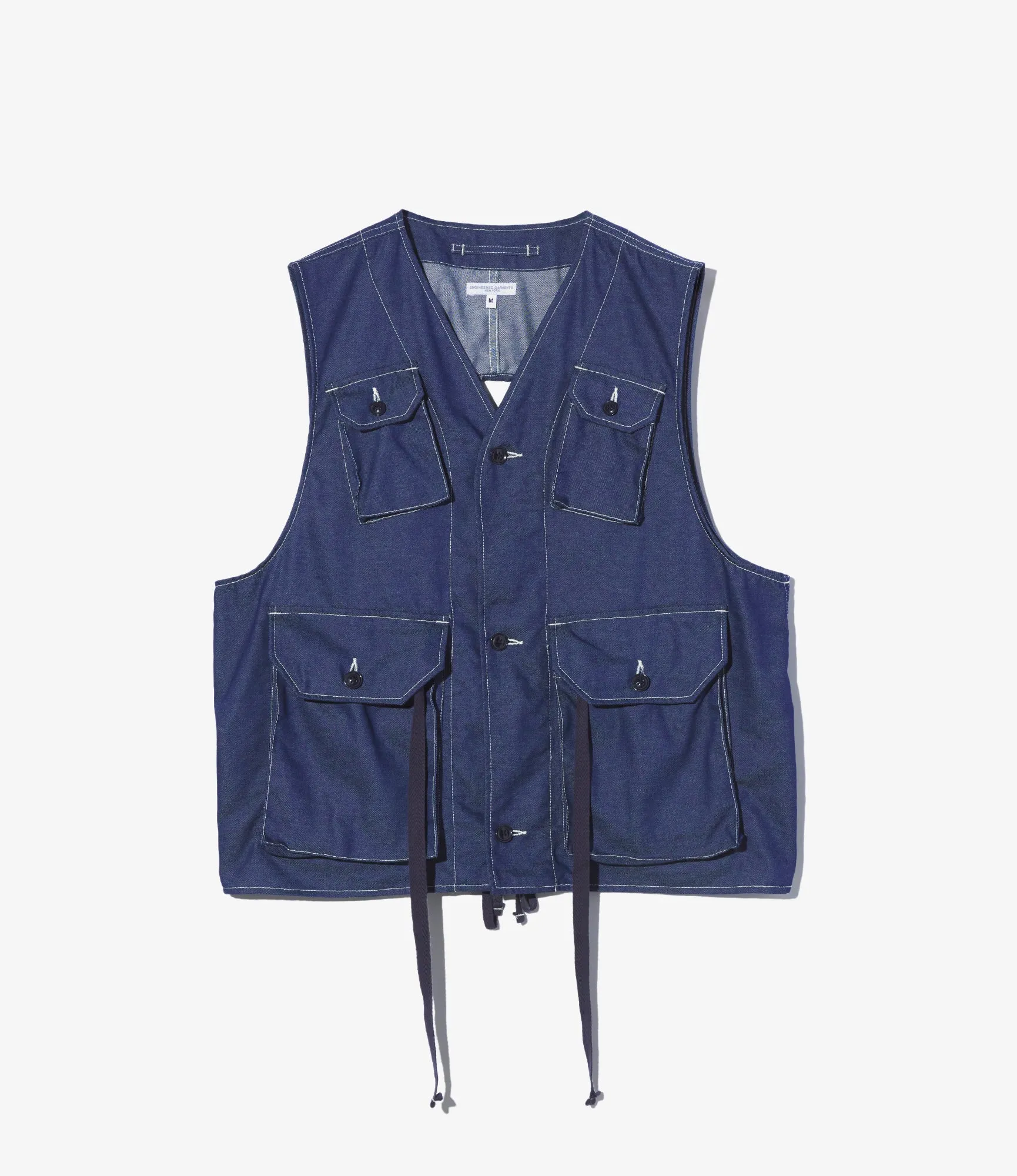 C-1 Vest – Indigo Cotton/Poly Denim