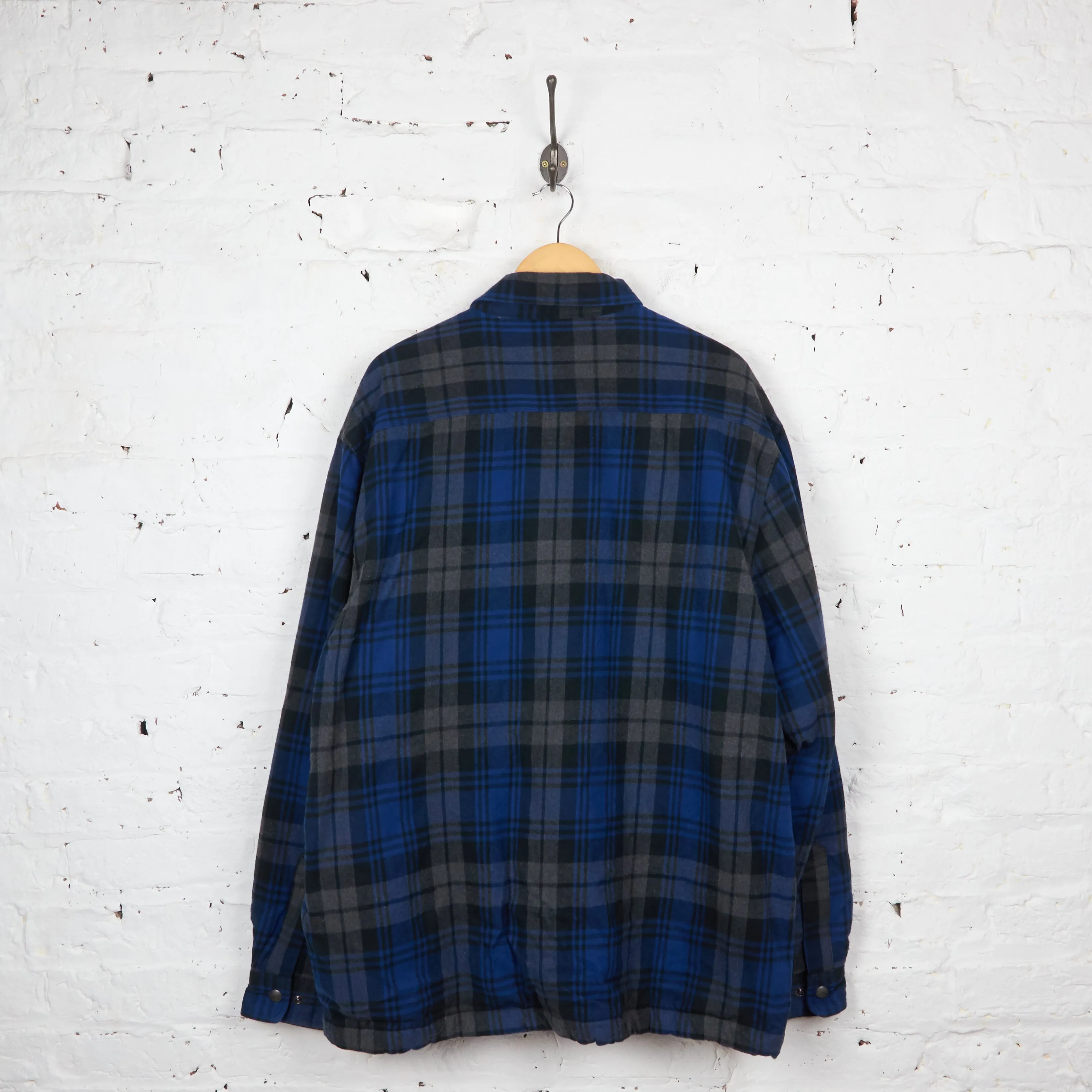 Carhartt Check Over Shirt Jacket - Blue - XL