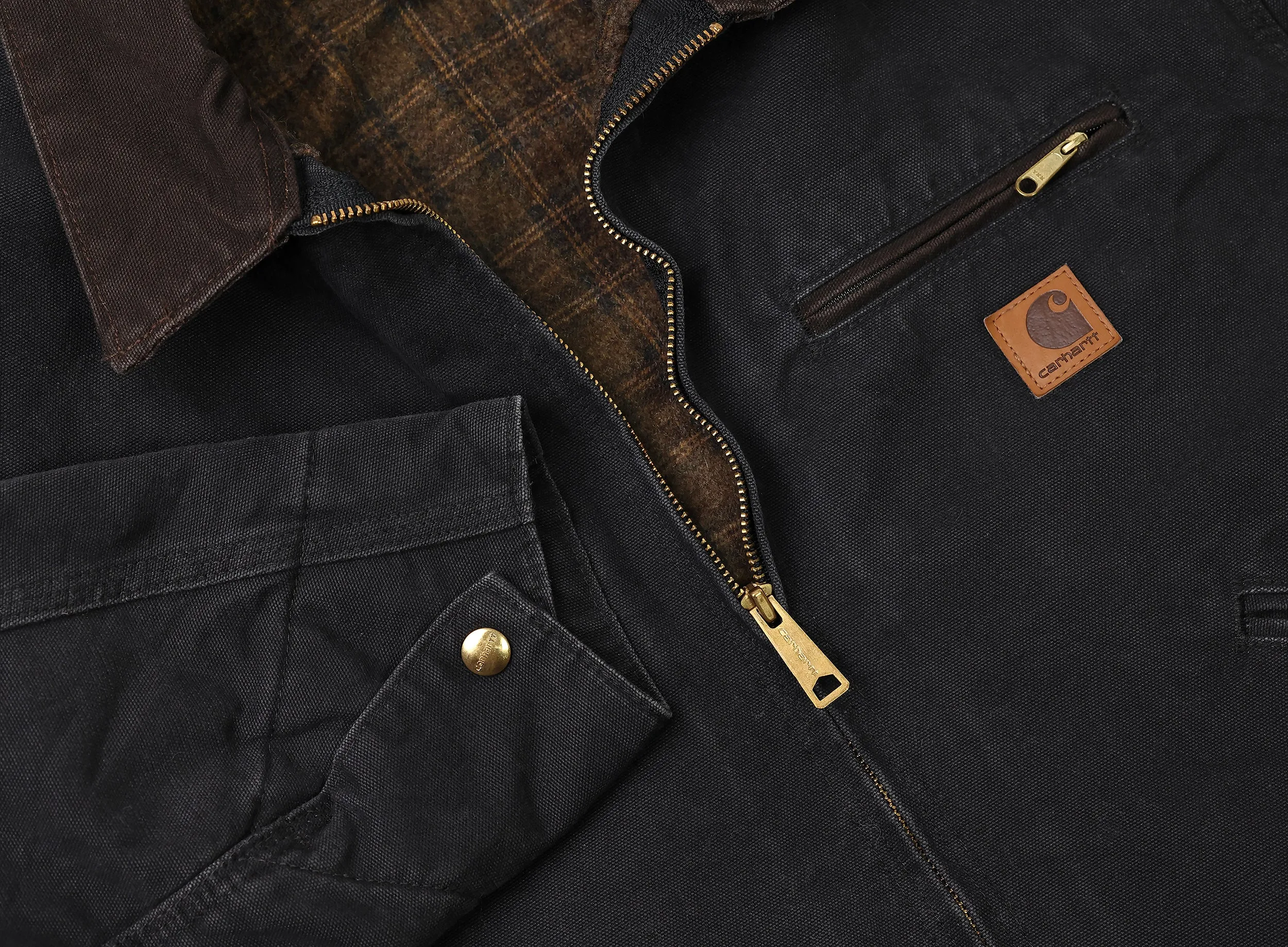 Carhartt Detroit Work Jacket - Black - L