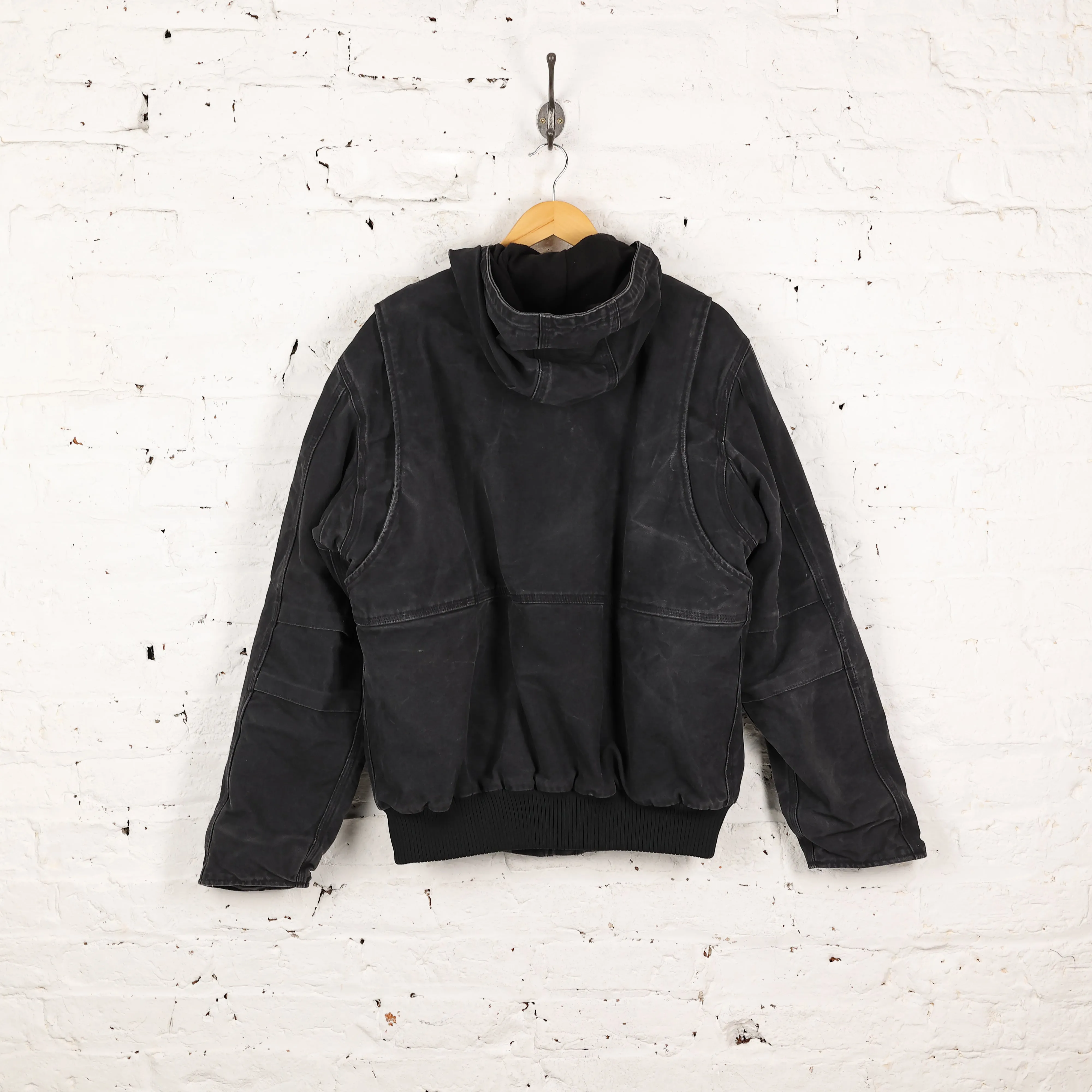 Carhartt Full Swing Hooded Work Jacket - Black - L